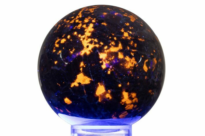 Fluorescent Polished Sodalite-Syenite Sphere - China #319379